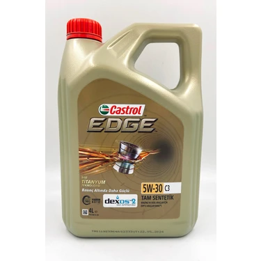 Castrol Edge 5W-30 C3 4 Lt ÜRETİM TARİHİ