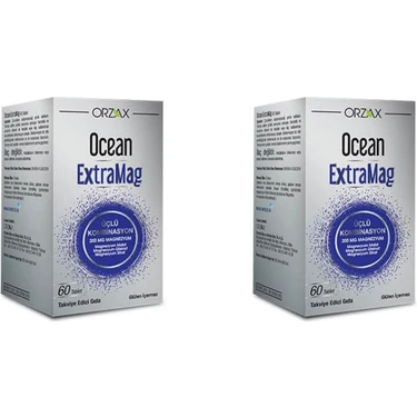 Ocean Extramag 200 Mg Magnezyum 60 Tablet 2'li