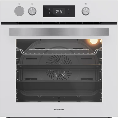 Silverline BO65P4W01 Buhar Destekli + Airfryer Özellikli Ankastre Fırın