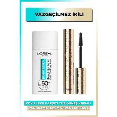 L'oréal Paris Bright Reveal Spf 50+ Koyu Leke Karşıtı Fluid Günlük Yüz Güneş Kremi 50ML + L'oréal