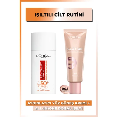 L'oréal Paris Revitalift Clinical Vitamin C Uv Fluid + L'oréal Paris Glotion All-In-One Doğal