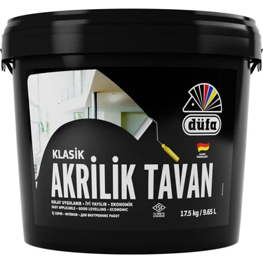 Düfa Akrilik Tavan Boyası Beyaz 17.5