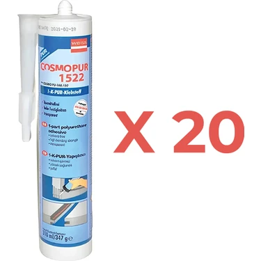 Weiss Cosmopur 1522 310 ml D4 Silikon Tutkal 347 gr 20