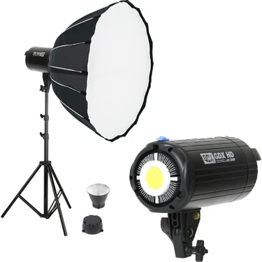 Gdx HD-200W + 120 Parabolic Gridli Softbox Bebek Çekim