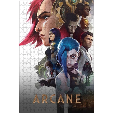 Jeronkarji Arcane (2021) Film Posterinin 500 Parça Puzzle Fiyatı