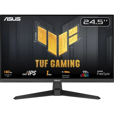 Asus Tuf Gaming VG259Q3A 24.5 Inç 180Hz 1ms Full Hd Freesync Fast IPS Gaming