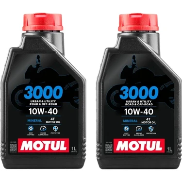 Motul 3000 10W40 4T 2 Litre Motosiklet Yağı (Üretim