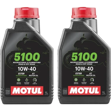 Motul 5100 10W40 4T 2 Litre Motosiklet Yağı (Üretim Yılı: