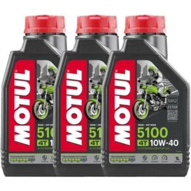 Motul 5100 10W40 4T 3 Litre Motosiklet Yağı (Üretim Yılı: