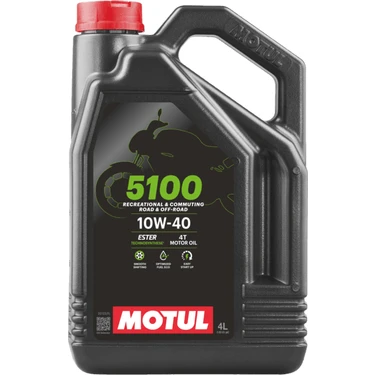 Motul 5100 10W40 4T 4 Litre Motosiklet Yağı (Üretim Yılı: