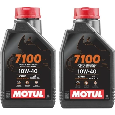 Motul 7100 10W-40 4T 2 Lt Tam Sentetik Motosiklet Motor Yağı 4
