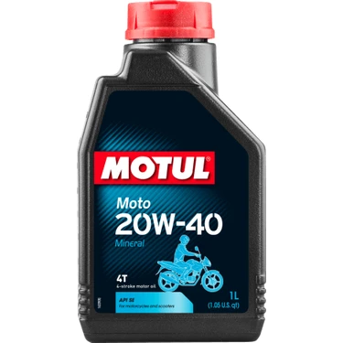 Motul Moto 20W40 4T 1 Litre Motosiklet