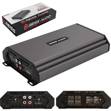Reıss Audıo RS-Q60.4 Oto Anfi Stereo 4X60 Watt 4