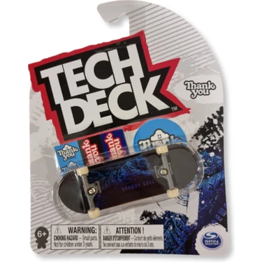 Toyfest Tech Deck Parmak Kaykayı Tekli Paket 96 mm - Thank You Eğlenceli Oyun