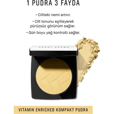 Bobbi Brown Vitamin Enriched Nemlendirici Kompakt Pudra - Yellow