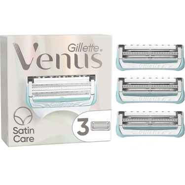 Gillette Venus Bikini Bölgesine Özel Cilt Koruma Bariyerli Kadın Tıraş Başlığı 3'lü Paket – Hassas