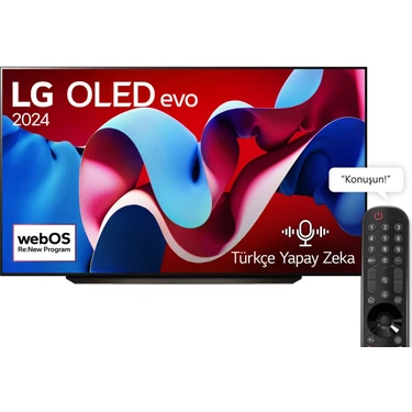 LG OLED65C46LA 65" 165 Ekran Uydu Alıcılı 4K Ultra HD WEBOS24 2024 Serisi OLED