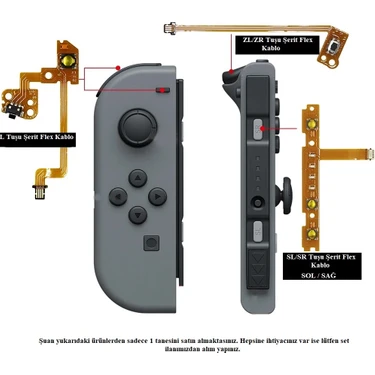 Nintendo Switch Zr Tuşu Şerit Flex Kablo Switch Fiyatı