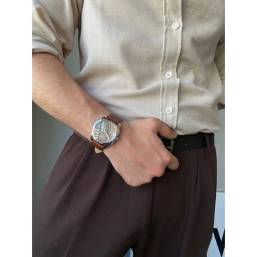 Arvens Denacci Erkek Saat Kahverengi Kad n Kordon Vintage Fiyat