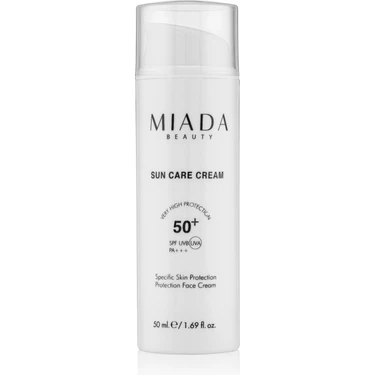 MIADA BEAUTY Sun Care Cream - Güneş Bakım Kremi 50