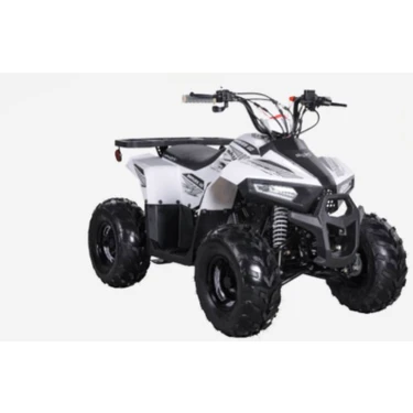 Skyjet 110 cc Off Road ATV Beyaz Renkli Hidrolik Frenli 2024 Model Özellikli Arazi Kullanımına