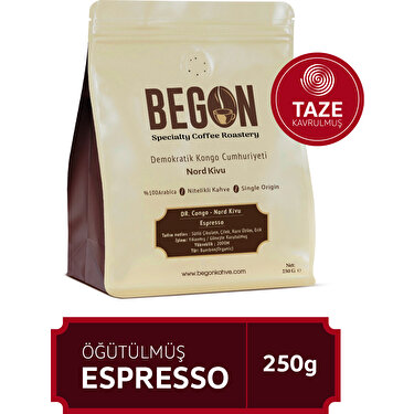 Begon Nord Kivu Premium Espresso (Öğütülmüş) Kahve