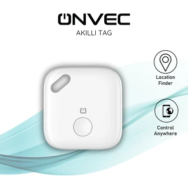 Onvec Smart Tag Beyaz Akıllı Takip