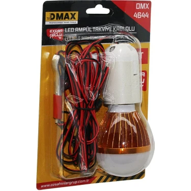 Dmax DMX-4644 LED Ampül Akü Tavkiye Kablolu 12V 5W Fiyatı