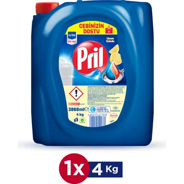 Pril Sıvı Bulaşık Deterjanı 4 Kg.