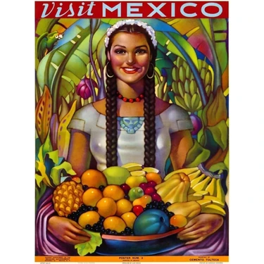 モルペコ　ポスター Jeronkarji Meksika Seyahat Poster Tablo Ahşap Poster Fiyatı