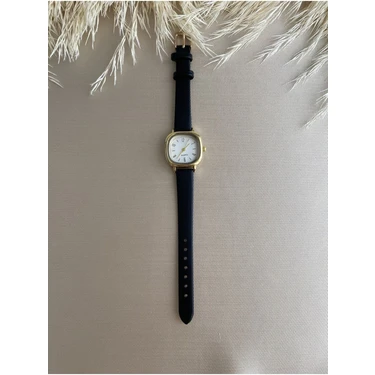 Quartz Retro Minimal Vintage Deri Kordon Kadın Kol