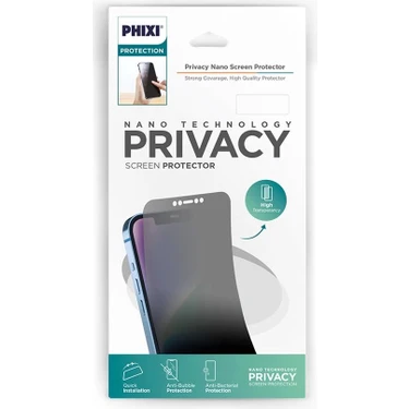 Phixi iPhone Xs Max Privacy Nano Ekran