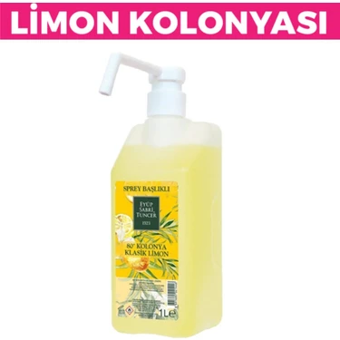 Eyüp Sabri Tuncer Sprey Başlıklı Klasik Limon Kolonyası 1