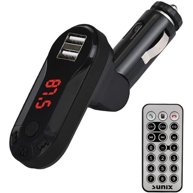 Sunix Araç Çakmaklık Fm Bluetooth Transmitter Modülatörü Fiyatı