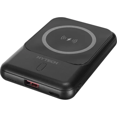 Hytech H50 5000MAH Magsafe 15W PD20W+HSC22.5W Siyah Taşınabilir Pil Şarj Cihazı