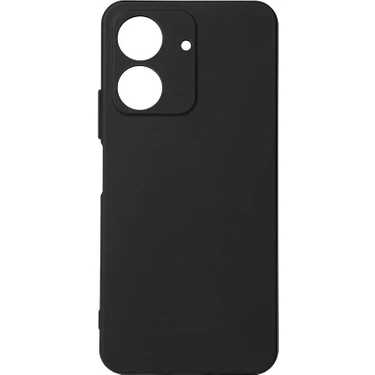 HappyCase Xiaomi Poco C65 Kılıf  Siyah Yumuşak