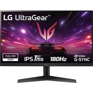 Lg Ultragear 23.8'' 24GS60F-B 180Hz 1ms (Gtg) HDR10 Full Hd IPS Gaming