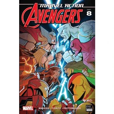 Marmara Çizgi Marvel Action Avengers 8 Ciltsiz Matthew K. Kitabı