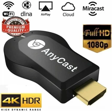 AnyCast 4K 1080P Full Hd Kesintisiz Hdmı Kablosuz Görüntü ve Ses Aktarıcı Ios Android