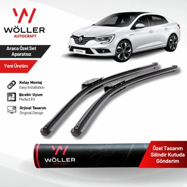 Wöller Renault Megane 4 Silecek 2016 2026 Arası Uyumlu Silecek Takımı Araca