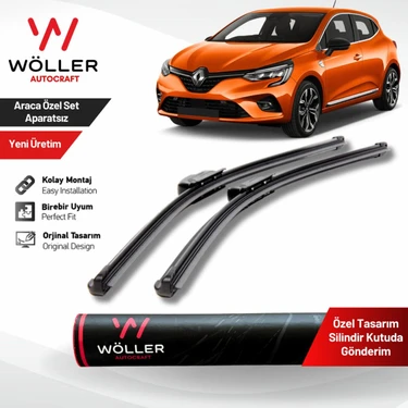 Wöller Renault Clio 5 Silecek 2020 Sonrası Silecek Takımı Araca