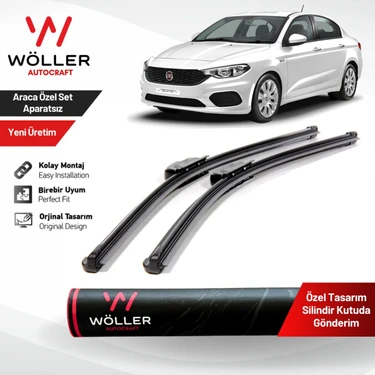 Wöller Fiat Egea Silecek 2015 2026 Arası Uyumlu Silecek Takımı Araca