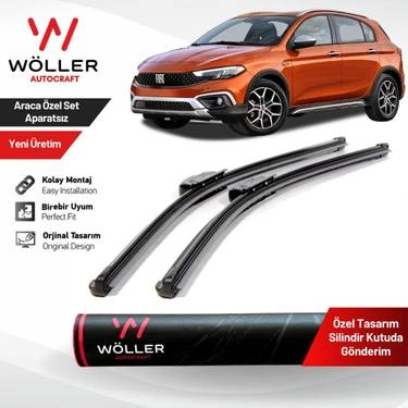 Wöller Fiat Egea Cross Silecek Takımı 2021 Sonrası Uyumlu Silecek Takımı Araca