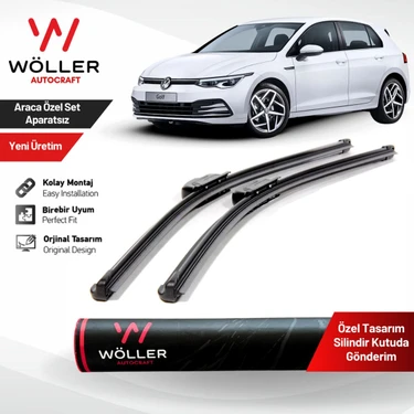 Wöller Volkswagen Golf 8 Silecek 2021 Sonrası Silecek Takımı Araca