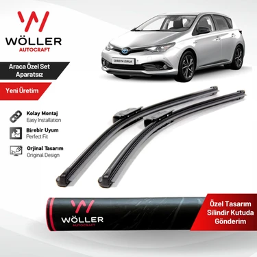 Wöller Toyota Auris Silecek 2013 2018 Silecek Takımı Araca