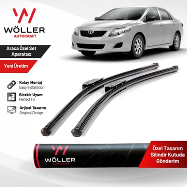Wöller Toyota Corolla Silecek 2007 2012 Silecek Takımı Araca