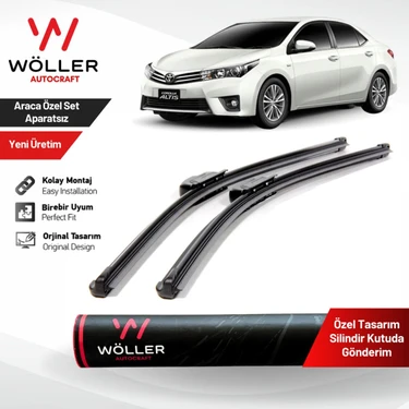 Wöller Toyota Corolla Silecek 2013 2018 Silecek Takımı Araca