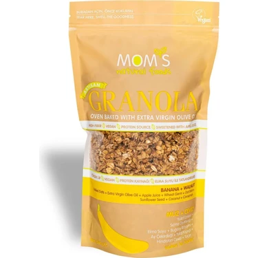 Mom's Natural Foods Muz & Ceviz Granola 360