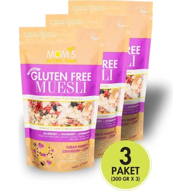 Mom's Natural Foods 3'lü Glutensiz MÜSLİ 300