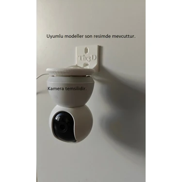 Xiaomi Home 360 2K C200 C300 C400 Kamera Duvar Montaj Aparatı (Kamera